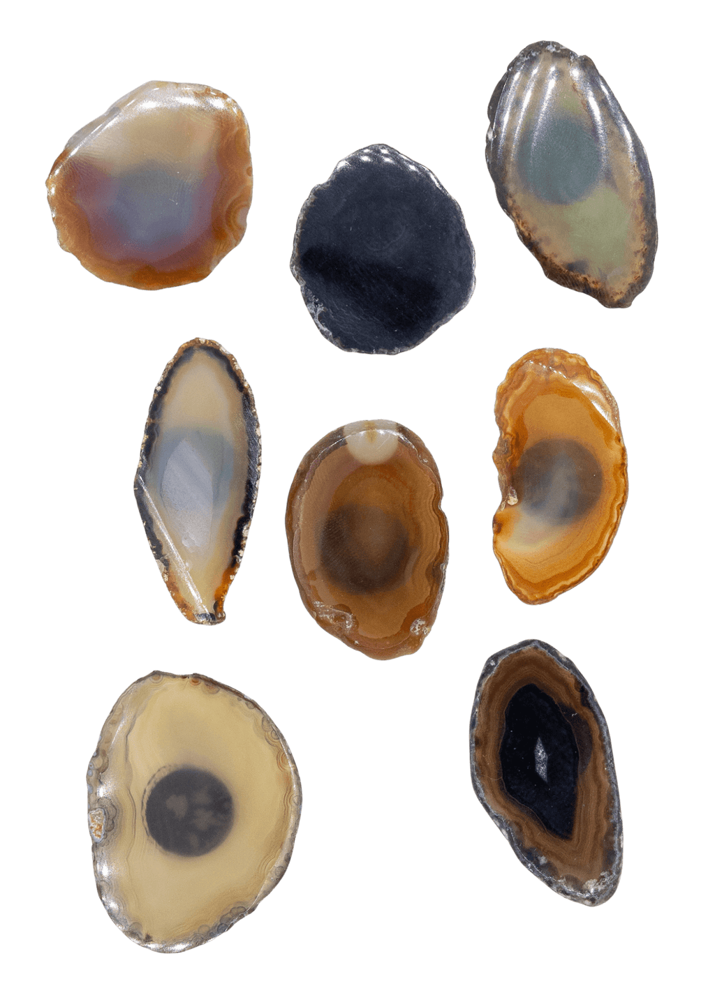 Agate Slice Crystal Fridge Magnet